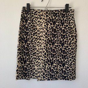 Vintage y2k bebe leopard print skirt